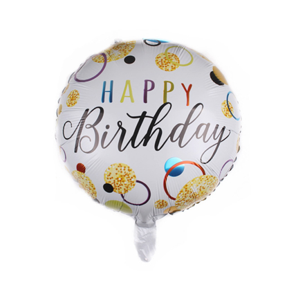  Pooja Plastic Birthday Balloon Round